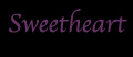 Sweetheart